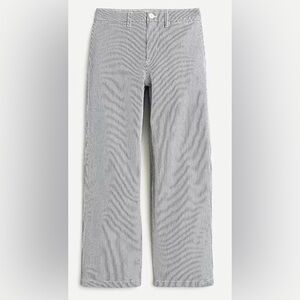 J.crew Slim wide-leg jean in stripe